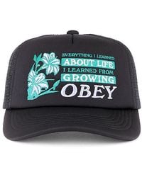 Obey - Life Trucker Hat - Lyst