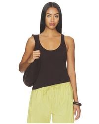 Leset - Laura Scoop Neck Tank - Lyst