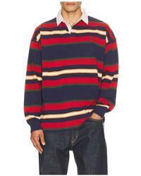 Polo Ralph Lauren - Long Sleeve Yarn Dyed Cotton Rugby Polo Sweater - Lyst