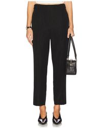 Vince - Pantalón De Tiro Medio Con Solapa Utilitaria Y Fácil De Poner En Color Negro Talla (También En M, S, Xs, Xxs) - Lyst