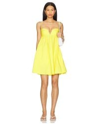 Susana Monaco - Poplin Lace Up Back V Wire Dress - Lyst