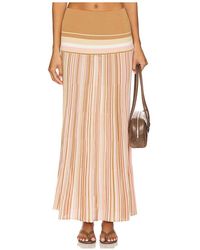 Faithfull the Brand - Falda Maxi Citara En Color Bronce Talla (También En M, S, Xl, Xs) - Lyst