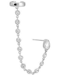 Ettika - Ear Cuff Crystal Chain Stud - Lyst