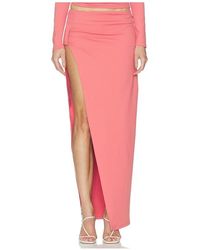 Susana Monaco - Side Gathered Skirt With Attached Bodysuit Lining - Lyst