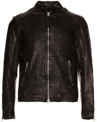 AllSaints - Cora Leather Jacket - Lyst