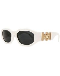 Versace - SONNENBRILLE TRIBUTE OVAL ACETATE - Lyst
