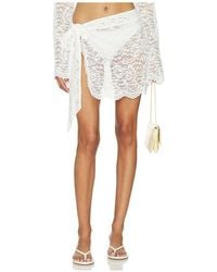 Away That Day - X Gigi & Flores Lace Skirt - Lyst