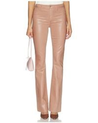 L'Agence - Ruth Straight Leg Undone Hem Jeans - Lyst