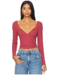 Free People - X Intimately Fp Duo Corset Long Sleeve Cami - Lyst