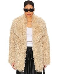 OW Collection - Nora Faux Fur Jacket - Lyst