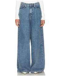GOOD AMERICAN - Wide-Leg-Hose Mit Einsätzen - Lyst
