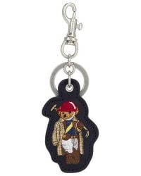 Polo Ralph Lauren - Leather Novelty Bear Keyfob - Lyst