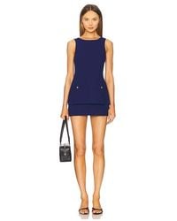 Amanda Uprichard - Maven Skort Romper - Lyst