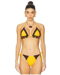 WeWoreWhat - Crochet Combo Bikini Top - Lyst