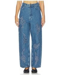 ROTATE BIRGER CHRISTENSEN - Denim Boyfriend Jeans - Lyst
