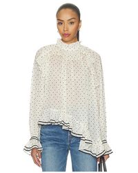 Ulla Johnson - Marcella Longsleeve Cotton Blouse - Lyst