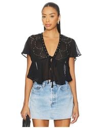 Free People - X Revolve So Fine Studded Top - Lyst