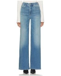 GOOD AMERICAN - Soft-Tech Good Waist Palazzo Leg Jeans - Lyst