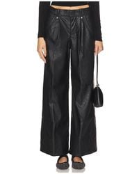 Free People - Hose Aus Lederimitat Afton - Lyst