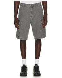 Huf - Oval Denim Cargo Short - Lyst