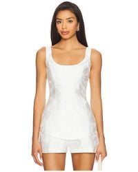 Amanda Uprichard - X Revolve Empire Top - Lyst