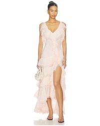 For Love & Lemons - Juniper Maxi Dress - Lyst