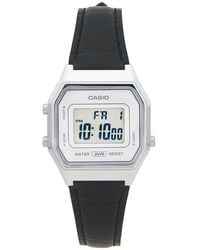G-Shock - La680 Series Leather Watch - Lyst