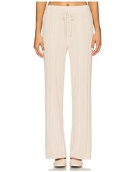 Barefoot Dreams - Cozychic Ultra Lite Cable Knit Ankle Pant En Color Crema Talla (También En M, S, Xl, Xs) - Lyst