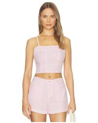 L'Agence - Arlin Seamed Midi Tank - Lyst