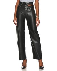 Agolde - Recycled Leather Broken Waistband - Lyst