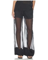 WeWoreWhat - Pull On Sheer Trouser Pant - Lyst