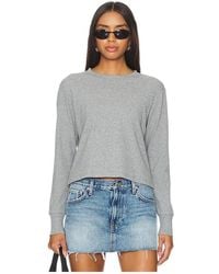 LNA - Long Sleeve Cotton Rib Crew Tee - Lyst