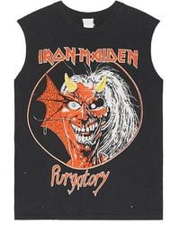 MadeWorn - Camiseta Tirantes Iron Maiden En Color Negro Talla (También En M, S, Xl/1X, Xxl/2X) - Lyst