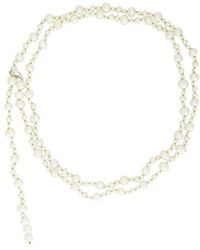 Loren Stewart - Pearl Wrap Necklace & Belt - Lyst