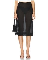L'academie - 'Academie Gabin Midi Skirt - Lyst