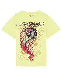Ed Hardy - Camiseta Cobra Flame En Talla En - Lyst