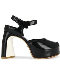 Tory Burch - Peep Toe Platform - Lyst