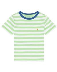 Polo Ralph Lauren - Short Sleeve Jersey Knit Striped T-Shirt - Lyst