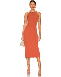 Bardot Ramona Midi Dress - Orange