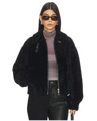 Helmut Lang - Shearling Bomber - Lyst