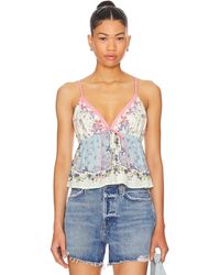Free People - Double Date タンクトップ - Lyst