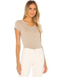 L'Agence - 'Agence Cory Scoop Neck Top - Lyst