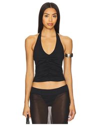 Susana Monaco - Top Sin Mangas Top En Color Negro Talla (También En M, S, Xl, Xs) - Lyst