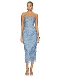 Elliatt - Elisa Strapless Midi Dress - Lyst