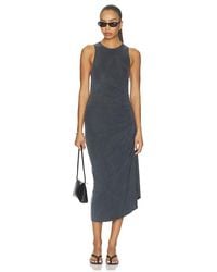 Agolde - Draped Overlay Raglan Sleeve Mini Dress - Lyst