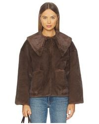 By Malene Birger - Chaqueta De Piel Sintética Jacquie En Color Marrón Talla (También En 36) - Lyst