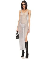 superdown - Maxivestido Marlee En Metálico Talla En - Lyst