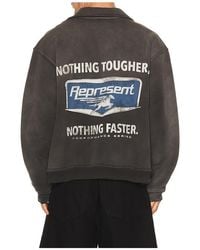 Represent - Pullover Mit Viertelreissverschluss Nothing Faster - Lyst
