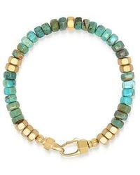 Nialaya - Hexagon Beaded Bracelet - Lyst