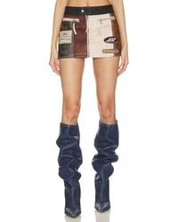 Jaded London - Daytona Faux Leather Mini Skirt - Lyst